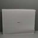 QWORK 18x24 Clear Acrylic Floating Frameless Picture Frame - Double Panel, Wall Mount, UV Protection, for Degrees, Certificates, Photos (Full Frame 20.5x26.5 inch)