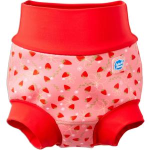 Splash About Happy Nappy Duo Reusable Swim Diaper, Strawberry Field, 3-6 Months