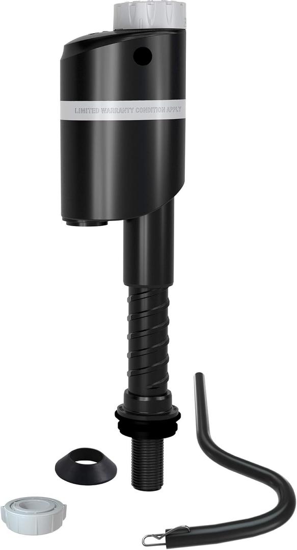 R&T A1350 Quiet Toilet Fill Valve Toilet Universal Tank Parts Replacement, Fast Stop Toilet Leaks and Noisy, Height Adjustable, Easy to Install No Plumber Required
