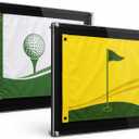 2-Pack 16x22 Clear Acrylic Golf Flag Frames for 14x20 Flags