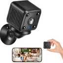 Mini WiFi Small Video 1080p HD Wireless Magnetic Security Camera Mini Wireless Camera, Fixable Magnetic Security Camera