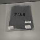 OFLUCK Straight Leg Mom Jeans for Women High Waisted Trendy Ankle Jeans Boyfriend Denim Tapered Leg Pants (Black)