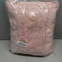 BOACAY Travel Toddler Blanket for Airplane, Car - Soft Kids Throw Blanket for Daycare - Pillow for Girls, Boys with Backpack Clip, Luggage Sleeve