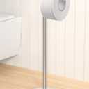 KES Gold Toilet Paper Holder Freestanding, Toilet Paper Holder Stand with Natural Marble Base, 26" Height Floor Free StandingToilet Paper Holder 18/ 8 Stainless Steel Brushed Gold, BPH284S66-BZ