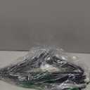 devesanter Pants Hanger, 30 Pack Space Saving Open-Ended Metal Pants Hanger, Non Slip Trousers Slack Hangers Organizers for Pants Jeans Slacks Scarf Trousers Ties，Black