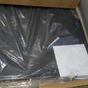 Board2by Cork Board Bulletin Board 36 x 48, Foldable Notice Pin Board for Wall, Black Aluminum Framed 4x3 Corkboard, Large Wall Mounted Office Board with 36 Push Pins for School & Home