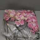 FagusHome 32 Inch Artificial Phalaenopsis Flowers 6 Pcs Artificial Orchid Flowers Stem Plants for Home Dcor (Pink)