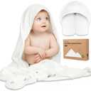 KeaBabies Hooded Baby Towel for Newborn - Viscose Derived from Bamboo Large Baby Bath Towels with Hood for Boys, Girls, Toddler, Extra Absorbent & Soft Newborn Bath Essentials (KeaStory)