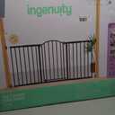 Regalo Deluxe Home Accents Widespan Safety Gate, 74.5" W x 28" H, Includes 4 Wall Mounts , Black