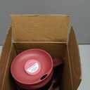 Owala SmoothSip Slider Stainless Steel Insulated Travel Mug with handle, 100% Leak Proof, For Hot and Cold Drinks, Travel Friendly with Sliding Lock Lid, 24 oz, BPA Free, Leak Proof, Black Cherry