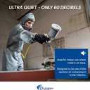 California Air Tools 2010A 1.0 HP Ultra Quiet and Oil-Free Air Compressor, 2 Gallon Aluminum Tank, 60 dBA Noise Level, Silver