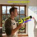 Cordless Caulking Gun Compatible With DeWalt 20V Max Battery, 10oz (300ml) Electric Caulk Gun, Stepless Speed Control, No‑Drip Design with LED Light for Filling, Sealing & Repair(No Battery)
