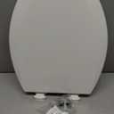 Bemis 1500EC 390 Lift-Off Wood Elongated Toilet Seat, Cotton White (Pack of 1)
