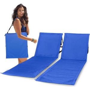 UNIPRIDE Lightweight Beach Chairs for Adults #2025 - Beach Mat Sand Free Waterproof I Ideal as Lounger for Tanning I Relaxing, Compact & Ultimate Beach Gear (Sea Blue)