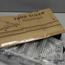 Stainless Steel Food Slicer,Manual Frozen Meat Slicer Beef and Mutton Roll Meat Cleavers Machine for Home Cooking of BBQ Hot Pot