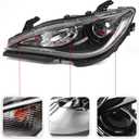 Huray Left Headlight Assembly Fit for Chrysler Pacifica 2018 2019 2020, LH HID Headlamp [Only for Xenon Model] OE Style Replacement for CH2518152 68228949AH Driver Side
