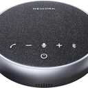 Bluetooth Conference Speakerphone with Microphone, 3 Mics with 360 Voice Pickup, 12H Call Time, Noise Reduction, USB-C Plug & Play, Portable Design, Compatible with Windows, iOS