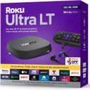 Roku Ultra LT (2023) HD/4K/HDR Dolby Vision Quad-Core Streaming Player with HDMI Cable, Headphones, Voice Remote w/ Private Listening, Ethernet