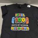 Level 100 Days of School Unlocked Video Game Funny Gamer T-Shirt, S