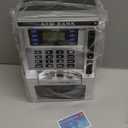 ATM Piggy Bank for Kids, ATM Machine for Real Money with Debit Card, Bill Feeder, Coin Recognition, Balance Calculator, Electronic Savings Safe Box, Gifts for Teen Boys Girls