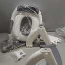 Potty Training Seat, SKYROKU Upgrade Toddler Toilet Seat for Kids Boys Girls, 2 in 1 Potty Training Toilet, Splash Guard AntiSlip Pad Step Stool,New SectorShape Stabilized Base (8899+Grey)