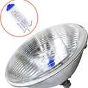 H6024 Super Vision Crystal Headlight, Halogen Sealed Beam Headlight, (7"" ROUND, 178MM) (110/130W), Replaces# H6024