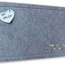 Feltor Cork Board Alternative, 29"x23" Felt Picture Board, Contains 1 Box of 20 Push Pins (Color Random), Better Home Wall Decoration Than Paper Bulletin Board Roll - Gray