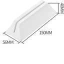 4 Pieces Desk Partition Clamp Support Bracket Sneeze Guard Support Clamp Desk Divider Clamp Brackets Shelf Clip Clamp Holder Screen Stand Base Desk Privacy Screen Clip Clamp, White