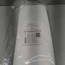 Replacement Toilet Tank Lid - Universal Fit - White Plastic - Inside Dimensions: 19-1/4" x 7-1/2" - Made in USA