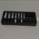 Capri Tools 3/8 in. Drive 12-Point Shallow and Deep Socket Set, SAE, 1/4 to 7/8 in, 22-Piece