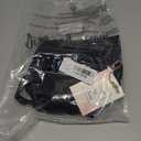 Design by Olivia Women's Casual Seamless Padded Workout Sports Bra Cami Cropped Yoga Tank Top with Adjustable Straps (Large-X-Large, Black)