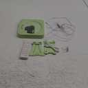 Portable CD Player with Bluetooth Desktop CD Player for Home CD Music Players with Remote Control,Timer,Built-in Dual Speakers with LED Display Home Audio Boombox FM Radio (Green)