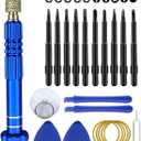 Mobile Phone Repair Tool,Screwdriver, Tablet Battery Disassembly, Screen Opening, Cleaning, Disassembly Set, Small Pentagon(10 in 1 Blue Set)