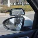 Blind Spot Mirrors for Trucks and Cars,Automotive Side View Concave Mirror Blindspot,360 Large Convex Rearview Exterior Mirror Accessories for Truck and Car(1Pack Black)
