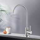 Drinking Water Faucet,Easy to Install Sink Water RO Faucet,Lead-Free Reverse Osmosis Faucets for Kitchen Bar Sink,Brushed Nickel SUS304 Stainless Steel