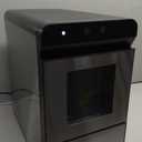 Gevi V2.0 Countertop Gemi Nugget Ice Maker | Self-Cleaning Pellet Ice Machine | Stainless Steel Housing |16.7''H Fits Perfectly Under Wall Cabinet | Silver with Viewing Window