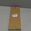 Quick Dry Diatomaceous Drying Mat 28x11cm for Kitchen or Bathroom Countertops Absorbent Stone Tray with Striped Ditch Pattern and Silicone Footpads (Black)