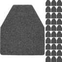 Nuanchu 30 Pack Nonslip Floor Mats - Water Absorption Urinal Mats, Bathroom Urinal Floor Pads for Men's Restroom (Grey)
