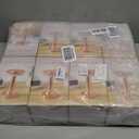 VIHOSE Set of 8 LED Portable Cordless Table Lamp with Touch Sensor 3 Color Stepless Dimming Rechargeable Battery up to 15 Hours Cordless Table Light Wireless Lamp for Nursery(Rose Gold) (Rose Gold)