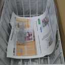 iSPECLE Deep Freezer Organizer Bins - Fits 7 Cu.Ft Chest Freezer, 8 Pack Stackable Wire Baskets(14.7" Length), Heavy Duty Coated Freezer Organizer, Rust Resistant for Frozen Food Sorting, White