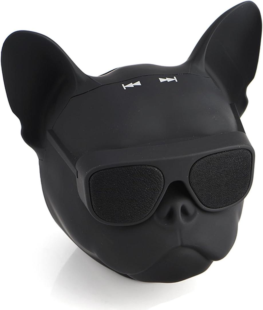 Goshyda Bulldog Shaped Speaker, Portable Dog Shaped Stereo Sound Music Player Bluetooth4.1 Speaker
