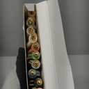 Linbsunne Ballpoint Pens Black Medium Point 1mm with Super Soft Grip Ball Point Pen for Men Women Retractable (style 2, 12 pcs)