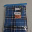 Kuoser Waterproof Dog Coat, Reversible Dog Jacket for Large Dogs, Adjustable Durable Doggie Winter Coat for Groowing Puppies Warm Puppy Cold Weather Apparel, Blue , Large