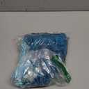 Round Table Cloth Teal and Grey Abstract Art Painting Tablecloth Elastic Edge Fitted Turquoise Table Cover Up to Size 40"-44" Diameter