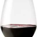 TOSSWARE POP 18oz Vino XL SET OF 12, Premium Quality, Recyclable, Unbreakable & Crystal Clear Plastic Wine Glasses, 12 Count (Pack of 1)