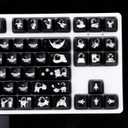 Hyekit Keycaps 108 Keys Backlight Keycap Set OEM Profile Double Shot Shine Through Custom Keycaps for Cherry Gateron MX Switches Mechanical Keyboard