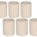 Kira Home Villa 5.5" Amber Glass Shades, Replacement Glass, 1.75" Fitter Size, 4" x 5.5", 6-Pack