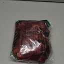 BEDELITE Satin Pillowcase for Hair and Skin, Super Soft and Cooling Similar to Silk Pillow Cases 2 Pack with Envelope Closure, Gift for Women Men (20"x26" Standard Size, Burgundy)