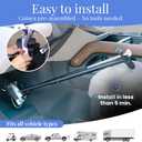 QuicStick Hand Controls Thumb Controlled Drive Assist Portable Hand Controls for Vehicles, Cars, Disabled Driving - Car Hand Controls(Aluminium)