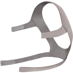 IMPRESA Nasal Pillow Headgear Replacement Strap Kit - Compatible with ResMed AirFit F20 CPAP Mask - Large & Gray - Adjustable Elastic CPAP Strap